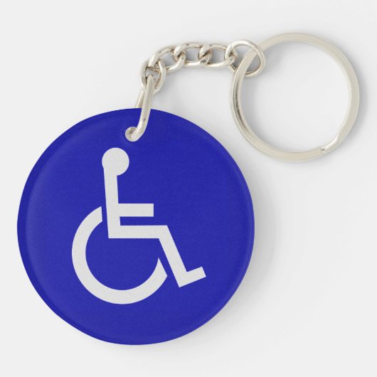 Porte-clés Handicapés handicapés (Dos)
