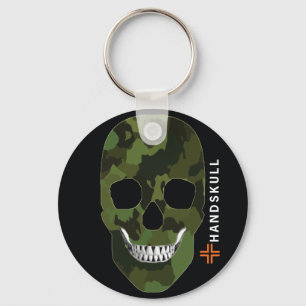 Porte-clés HANDSKULL Army, Happy skull, drapeau de l'armée