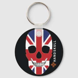 Porte-clés HANDSKULL Grande-Bretagne, Happy skull, drapeau br