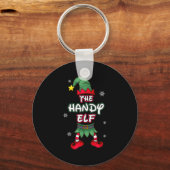 Porte-clés Handy Elf Christmas Pajamas Pjs Matching Family Gr (Recto)