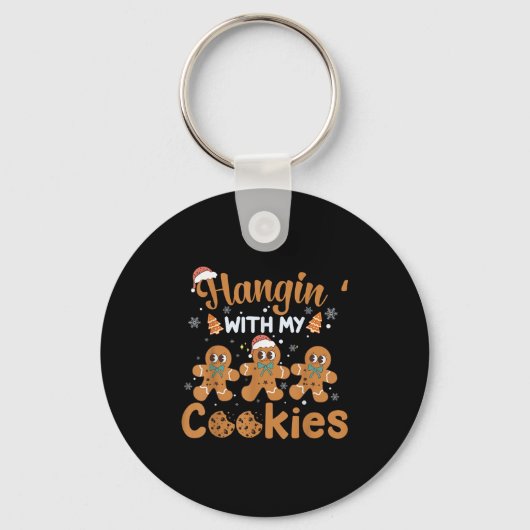 Porte-clés Hangin Avec Mes Cookies Gingerbread Femmes Noël (Recto)