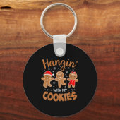 Porte-clés Hangin Avec Mes Cookies Gingerbread Femmes Noël (Recto)