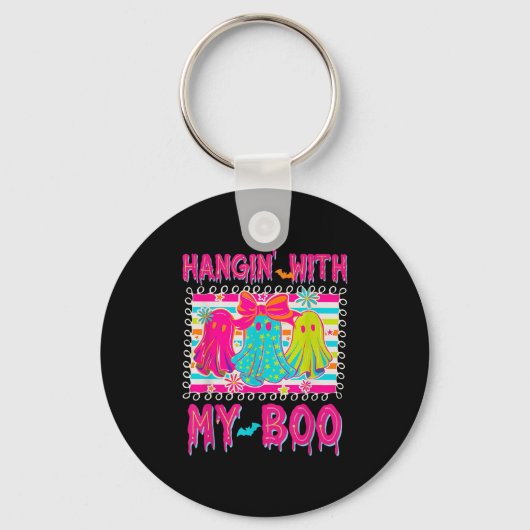 Porte-clés Hanging Avec Mes Boos Soky Halloween Disco Ghost W (Recto)