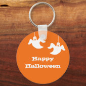 Porte-clés Hanging Ghosts Halloween Porte - clé, Orange (Recto)