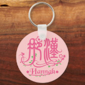 Porte-clés Hannah - Porte - clé de nom Kanji (Recto)