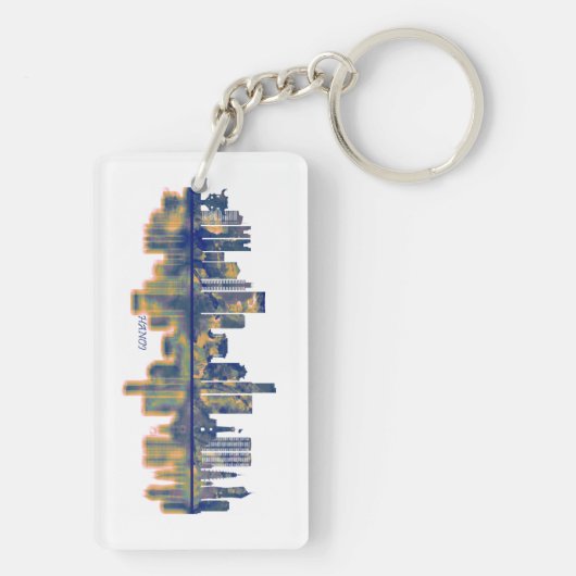Porte-clés Hanoï Skyline (Dos)