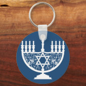 Porte-clés Hanoukka Menorah (Recto)