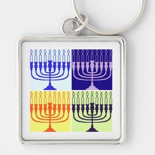 Porte-clés Hanoukka Menorah (Devant)