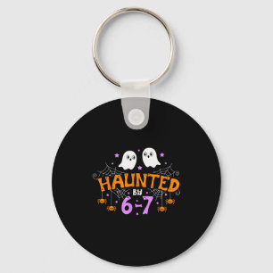 Porte-clés Hanté par 67 drôle Six Seven Mème Costume d'Hallow