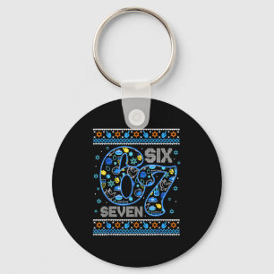 Porte-clés Hanukkah 67 Six Seven Garçon Fille Enfants 67 Meme