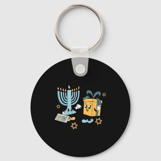Porte-clés Hanukkah Aac Speech Therast Slp Communication Acce (Recto)