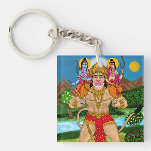 Porte-clés Hanuman (Devant)