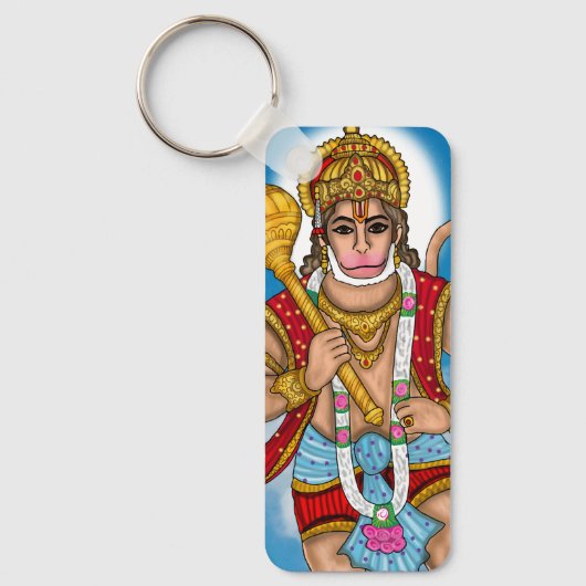 Porte-clés Hanuman volant (Recto)