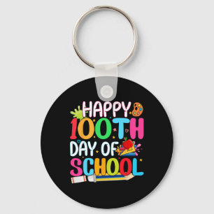 Porte-clés Happy 100e Jour de l'Âge de l'École