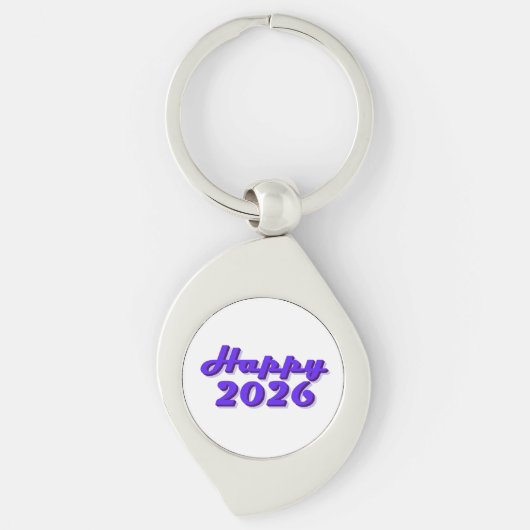 Porte-clés Happy 2026 (Devant)