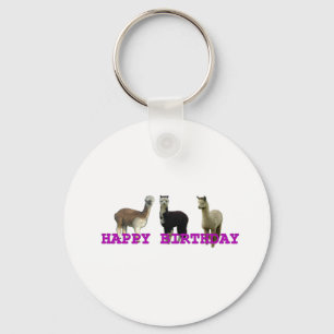 Porte-clés Happy (alpaca) birthday