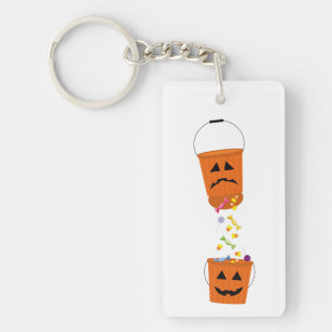 Porte-clés Happy and triste Halloween Buckets