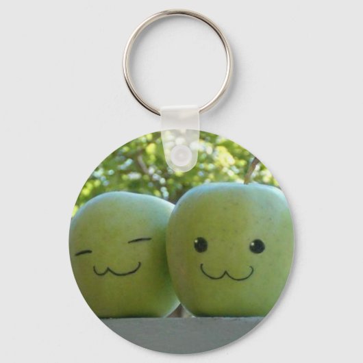 Porte-clés Happy apples (Recto)