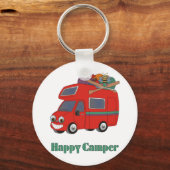 Porte-clés Happy Camper (Recto)