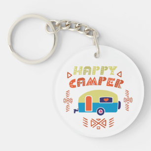 Porte-clés Happy Camper