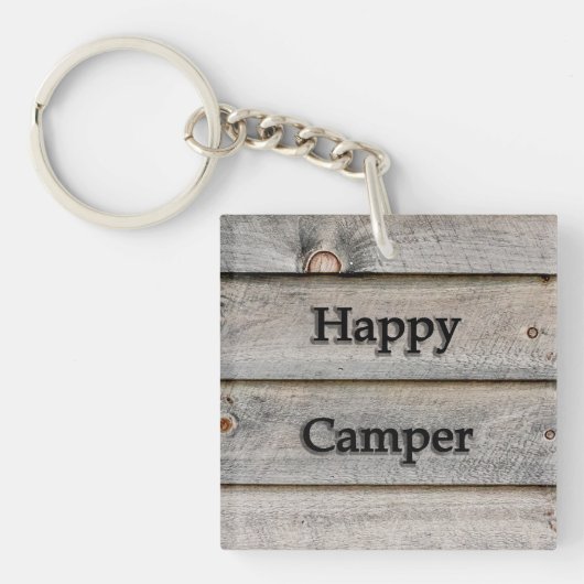 Porte-clés Happy Camper (Devant)