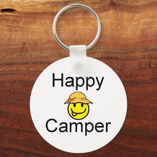 Porte-clés Happy Camper (Recto)