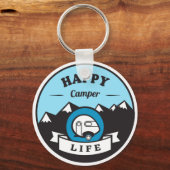 Porte-clés Happy Camper Life Porte - clé (Recto)