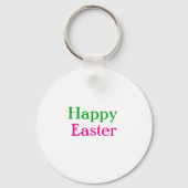 Porte-clés Happy easter boho vert rose enfants ajouter nom ti (Verso)