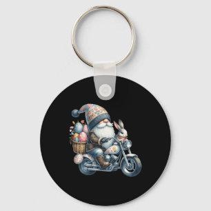 Porte-clés Happy Easter Day Bunny Spring Gnome Easter Egg Hun