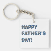 Porte-clés Happy Fathers Day Keychain (Devant)