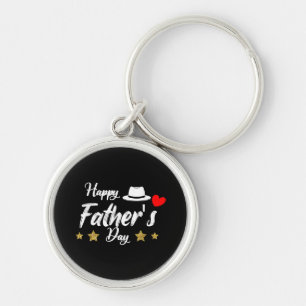 Porte-clés Happy Fête des pères 2025 Tshirt pour hommes papa