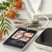 Porte-clés Happy First Fête des pères Modern Collage (Devant droit)