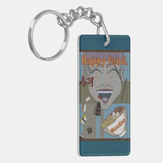 Porte-clés Happy food (Devant gauche)