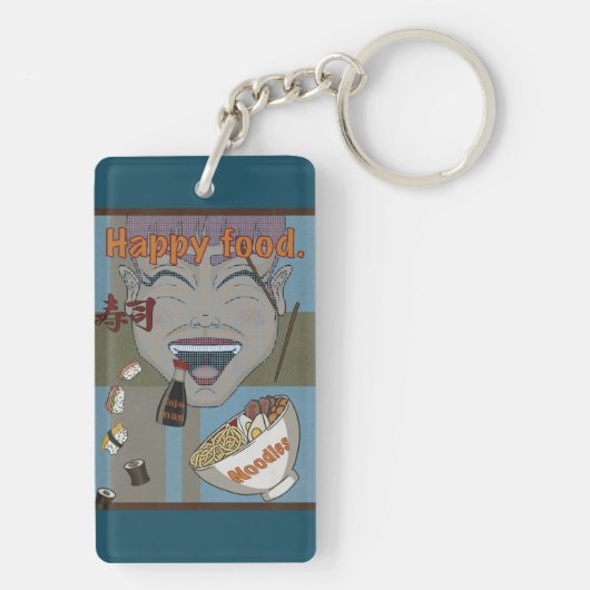 Porte-clés Happy food (Dos)