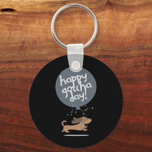 Porte-clés Happy Gotcha Day Dog New Puppy Adoption Birthday C (Recto)