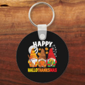 Porte-clés Happy HalloThanksMas Halloween Thanksgiving Christ (Recto)