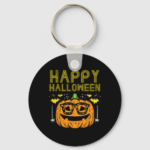 Porte-clés Happy Halloween Citrouille lunettes costume femmes