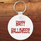 Porte-clés Happy Halloween Gore Texte (Recto)