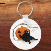 Porte-clés Happy Halloween Vet Tech! (Recto)