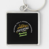 Porte-clés Happy Hanukkah Sameach! (Devant)