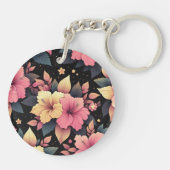 Porte-clés Happy Hibiscus (Dos)