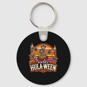 Porte-clés Happy Hulaween Éffrayant Halloween île Skeleton Hu
