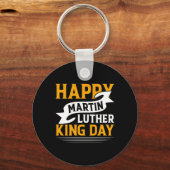 Porte-clés Happy Martin Luther King Sticker (Recto)