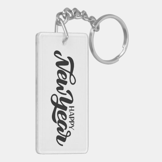 Porte-clés Happy New Year (Dos gauche)