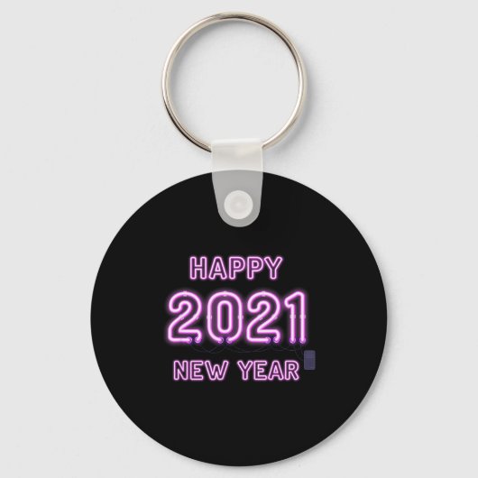 Porte-clés Happy New Year 2021 New Years Eve 2020 Party Suppl (Recto)