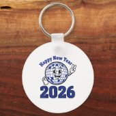 Porte-clés Happy New Year 2026 Celebration Design  (Recto)