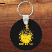 Porte-clés Happy New Year 2026 Ckleball Party Hat New Years E (Recto)