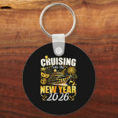 Porte-clés Happy New Year 2026 Cruising Into The New Year 202 (Recto)