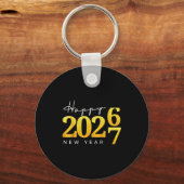 Porte-clés Happy New Year 2026 Funny 67 New Year Countdown Si (Recto)