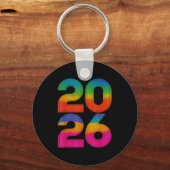 Porte-clés Happy New Year 2026 New Years Eve (Recto)